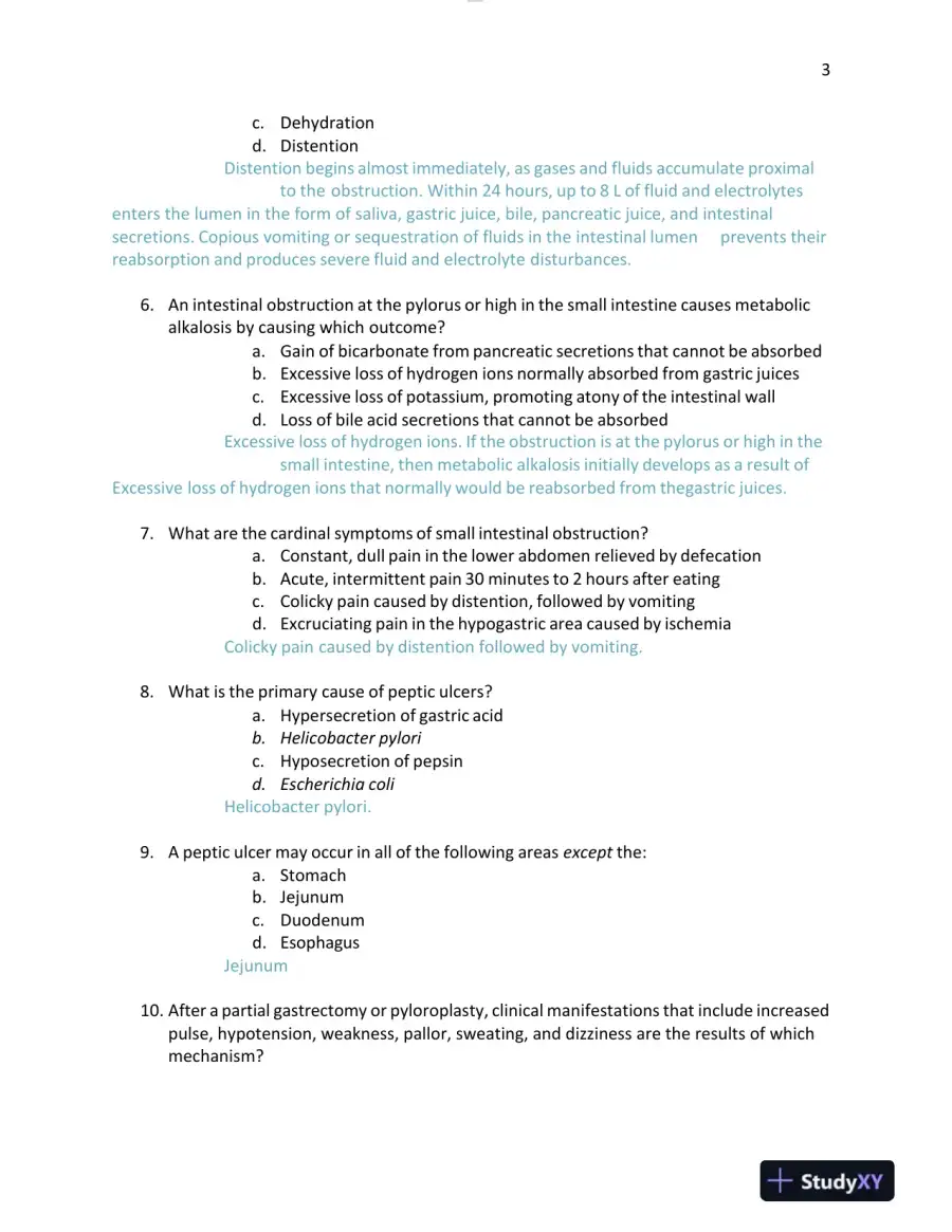2023-2024 NURS611 Pathophysiology Exam 4 Version Test Bank With Answers (104 Solved Questions), page 4