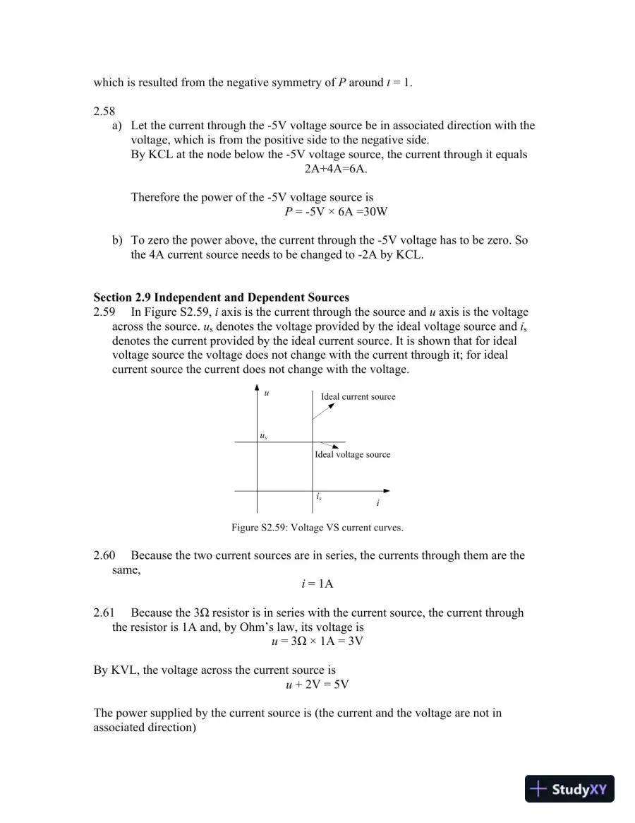 Solution Manual For Electrical Engineering: Concepts and Applications, 1st Edition, page 15