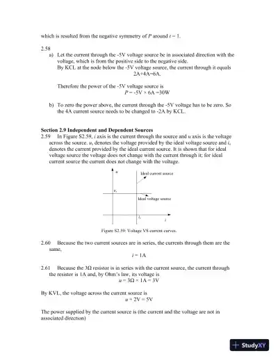 Solution Manual For Electrical Engineering: Concepts and Applications, 1st Edition - Page 15 preview image
