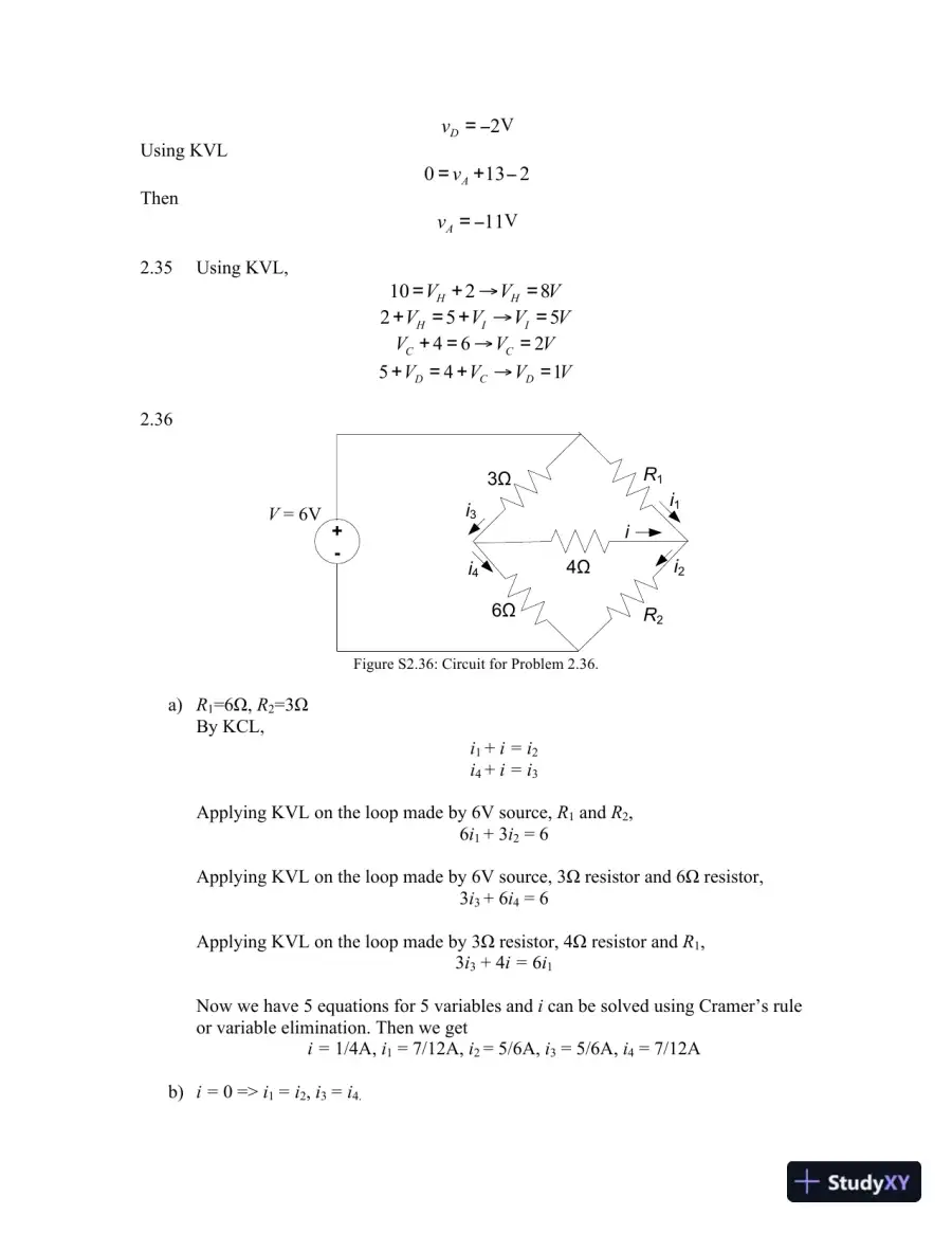 Solution Manual For Electrical Engineering: Concepts and Applications, 1st Edition, page 9