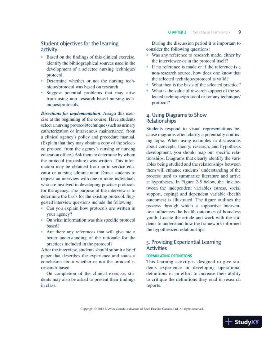 Nursing Research In Canada: Methods, Critical Appraisal, And Utilization, 3rd Canadian Edition Solution Manual, page 10