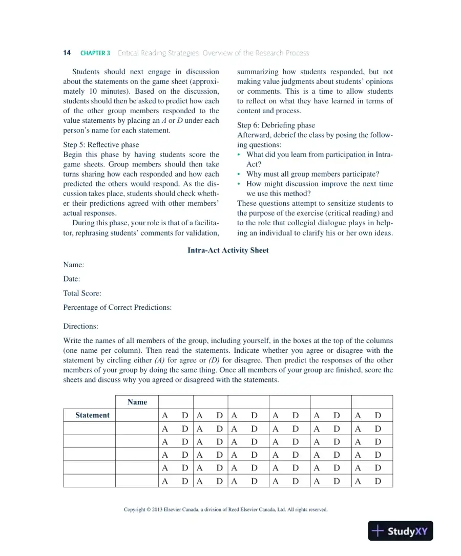 Nursing Research In Canada: Methods, Critical Appraisal, And Utilization, 3rd Canadian Edition Solution Manual, page 15