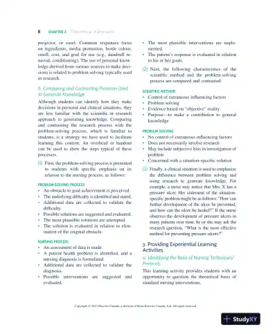 Nursing Research In Canada: Methods, Critical Appraisal, And Utilization, 3rd Canadian Edition Solution Manual - Page 9 preview image