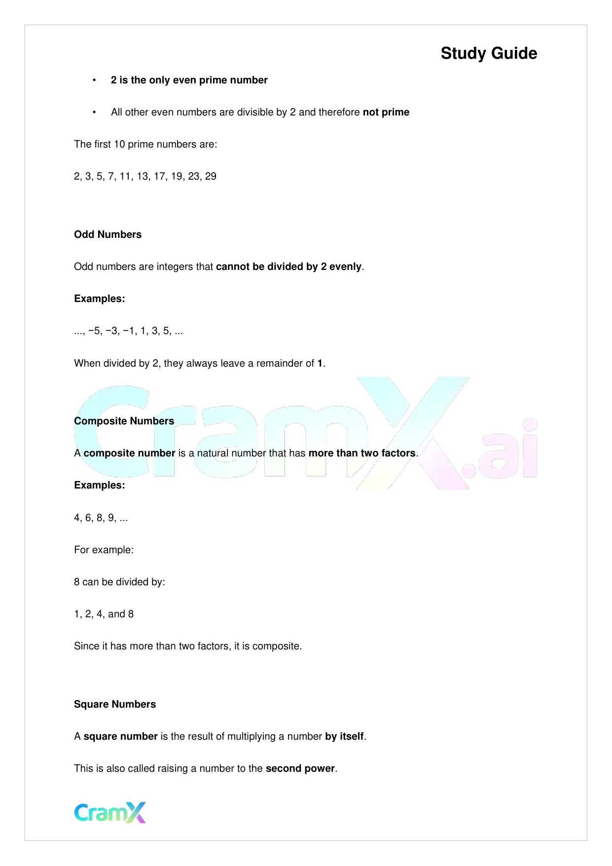 Algebra I – Preliminaries and Basic Operations - Page 5 preview image