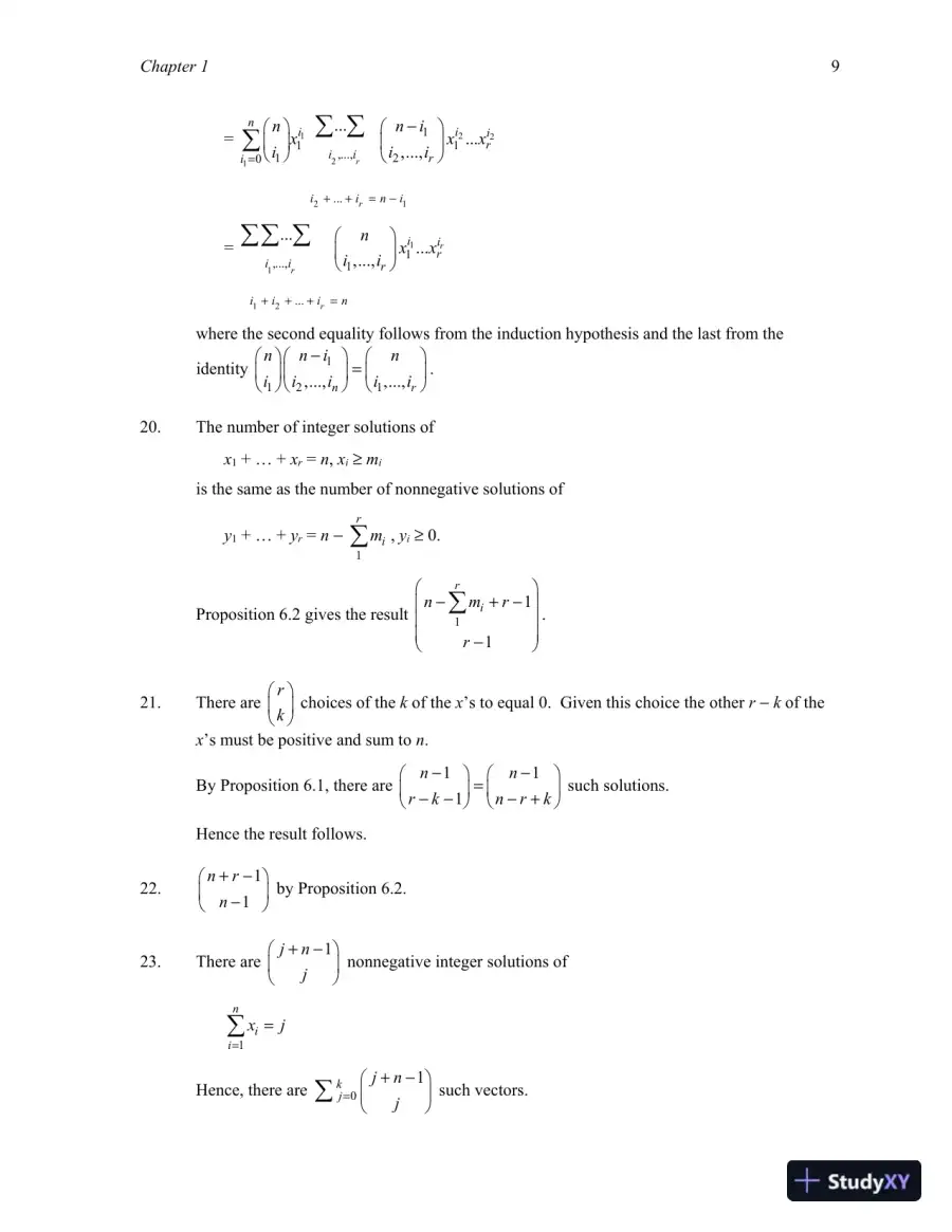 A First Course in Probability, 10th Edition Solution Manual, page 11
