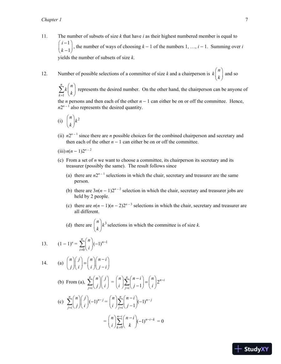 A First Course in Probability, 10th Edition Solution Manual, page 9