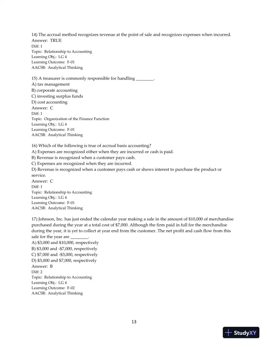 Test Bank for Principles of Managerial Finance, 15th Edition, page 15
