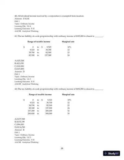 Test Bank for Principles of Managerial Finance, 15th Edition - Page 28 preview image