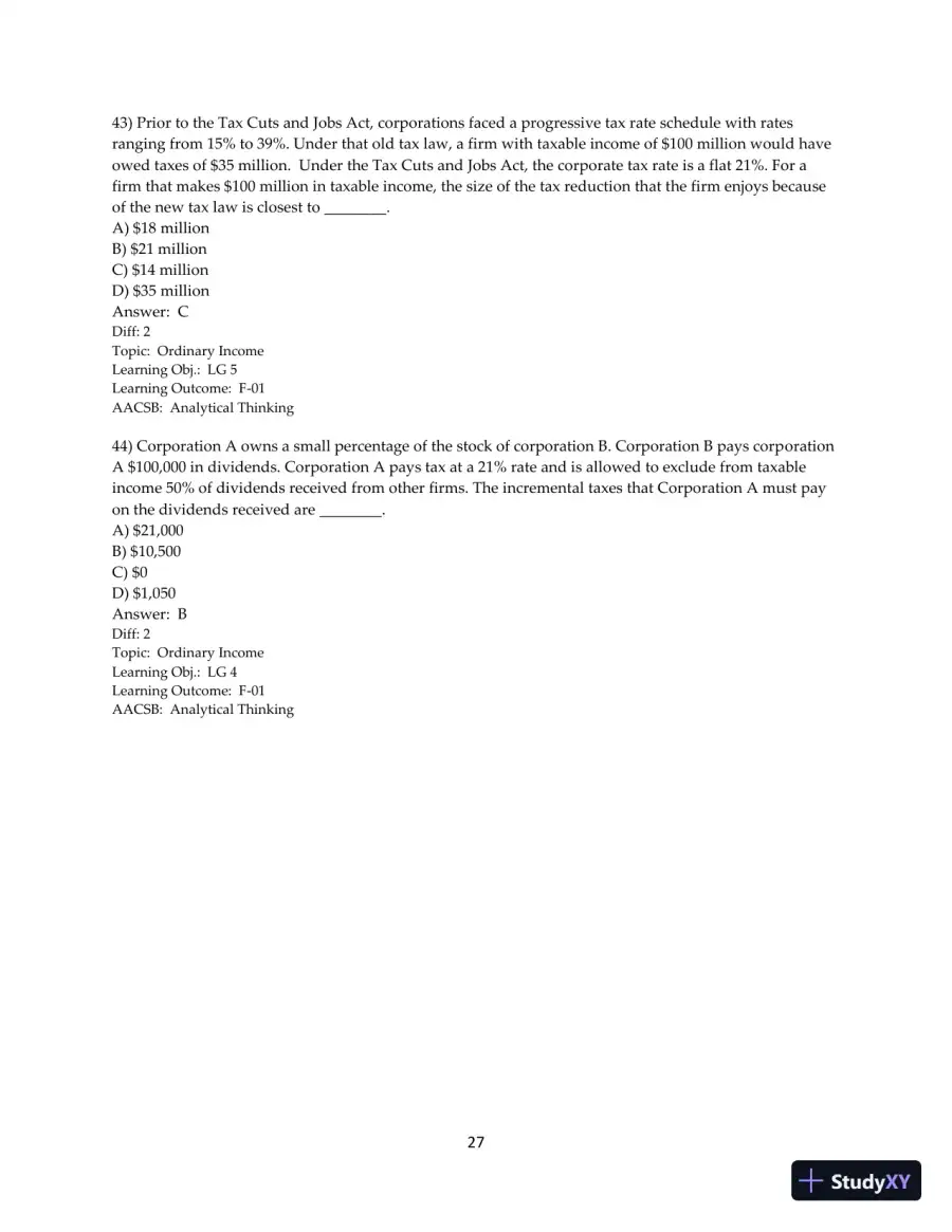 Test Bank for Principles of Managerial Finance, 15th Edition, page 29