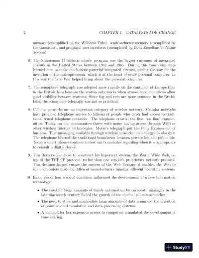 Solution Manual for Ethics for the Information Age, 7th Edition - Page 10 preview image