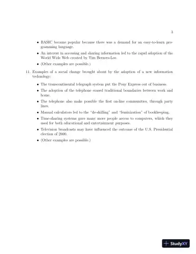 Solution Manual for Ethics for the Information Age, 7th Edition - Page 11 preview image