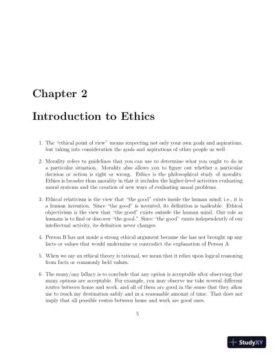 Solution Manual for Ethics for the Information Age, 7th Edition - Page 12 preview image