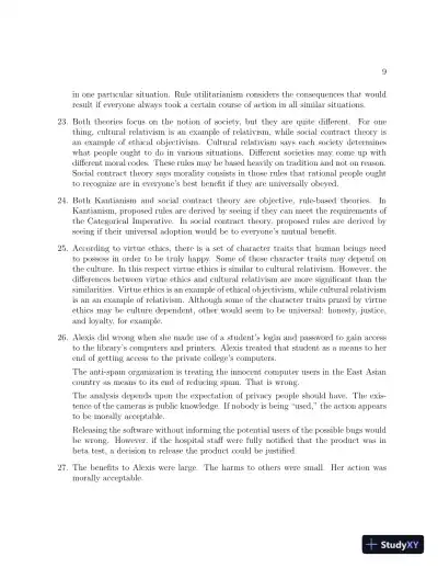 Solution Manual for Ethics for the Information Age, 7th Edition - Page 16 preview image