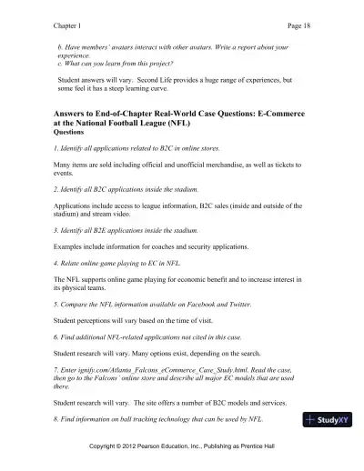 Solution Manual for E-Commerce 2019: Business, Technology and Society, 15th Edition - Page 19 preview image