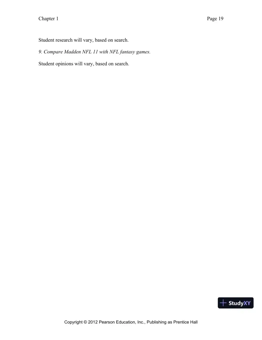 Solution Manual for E-Commerce 2019: Business, Technology and Society, 15th Edition, page 20