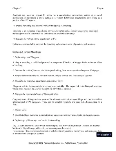 Solution Manual for E-Commerce 2019: Business, Technology and Society, 15th Edition - Page 26 preview image