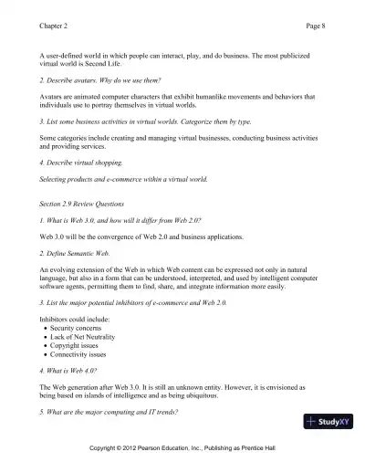 Solution Manual for E-Commerce 2019: Business, Technology and Society, 15th Edition - Page 28 preview image