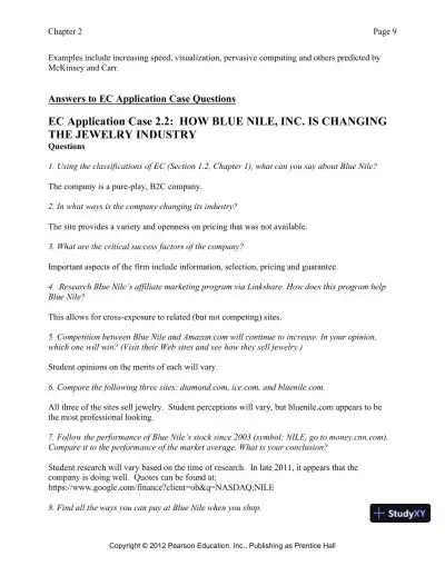 Solution Manual for E-Commerce 2019: Business, Technology and Society, 15th Edition - Page 29 preview image