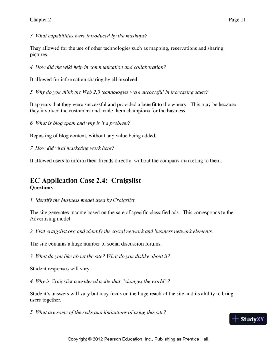 Solution Manual for E-Commerce 2019: Business, Technology and Society, 15th Edition, page 31