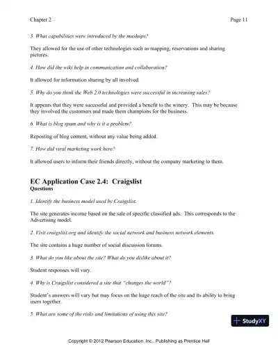 Solution Manual for E-Commerce 2019: Business, Technology and Society, 15th Edition - Page 31 preview image