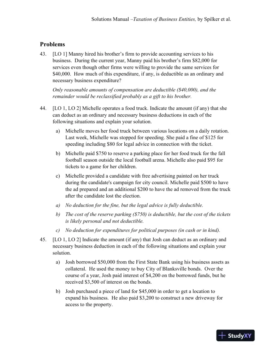 Solution Manual For McGraw-Hill's Taxation of Business Entities 2020 Edition, 11th Edition, page 13