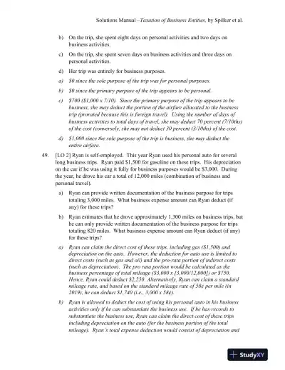 Solution Manual For McGraw-Hill's Taxation of Business Entities 2020 Edition, 11th Edition - Page 16 preview image