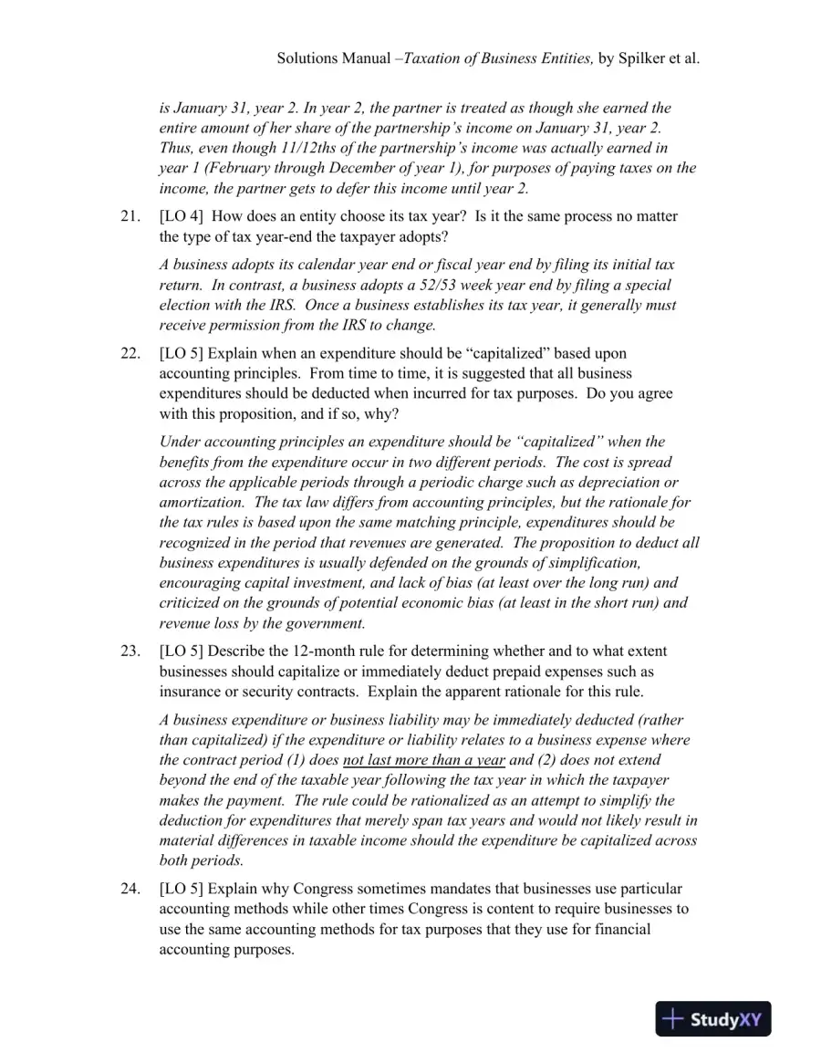 Solution Manual For McGraw-Hill's Taxation of Business Entities 2020 Edition, 11th Edition, page 7