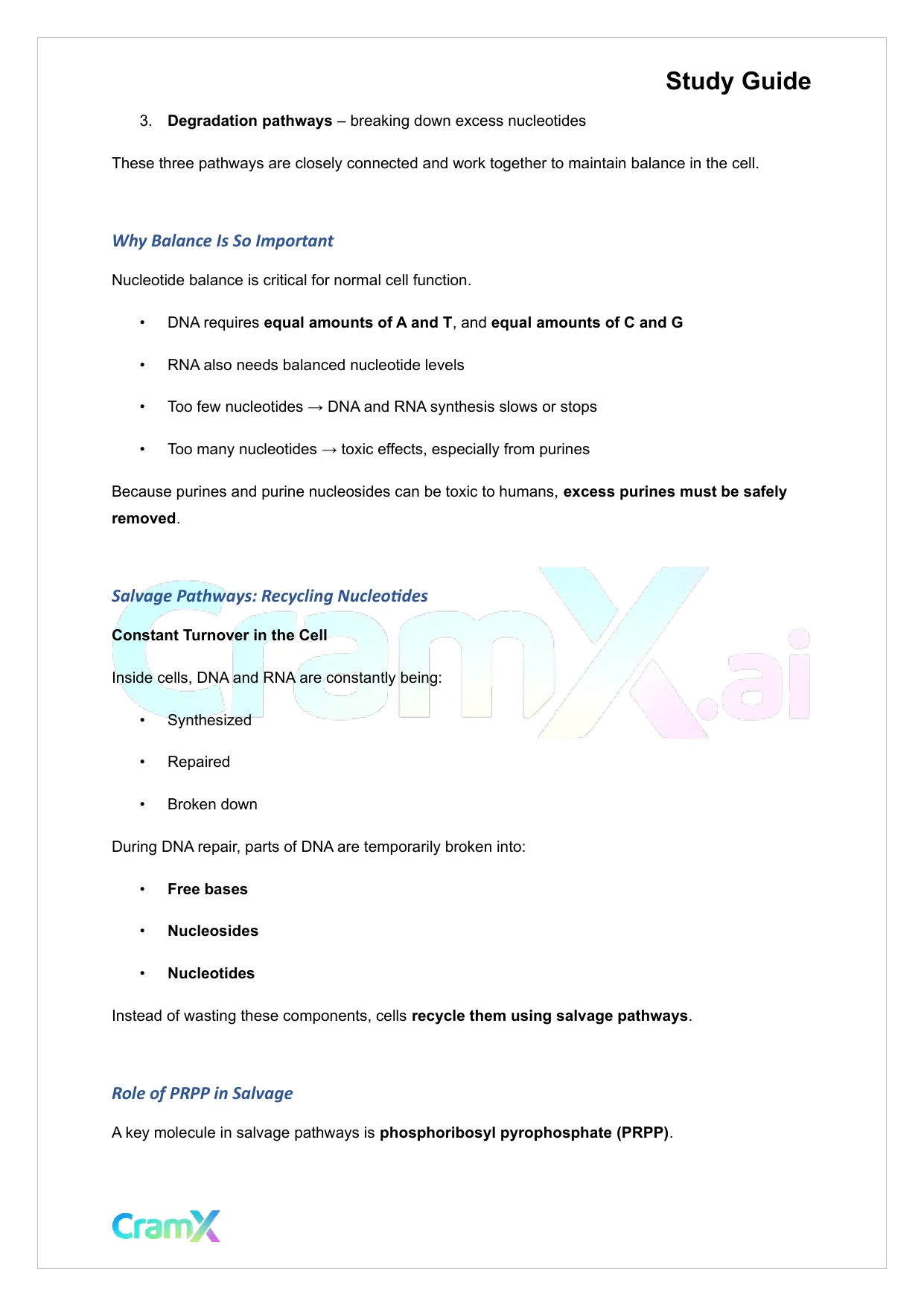 Biochemistry-II - Purines and Pyrimidines - Page 6 preview image