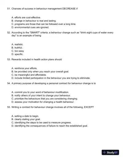 Core Concepts in Health, Canadian Edition Test Bank - Page 12 preview image