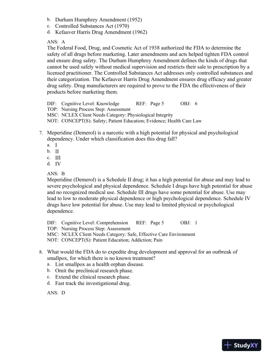 Basic Pharmacology for Nurses 17th Edition Test Bank, page 4