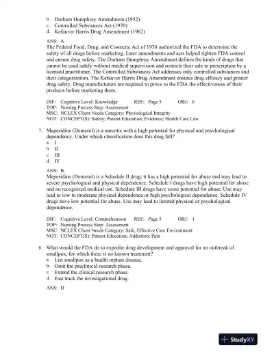 Basic Pharmacology for Nurses 17th Edition Test Bank - Page 4 preview image