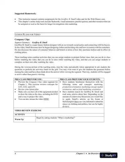 MKTG, 10th Edition Solution Manual - Page 5 preview image