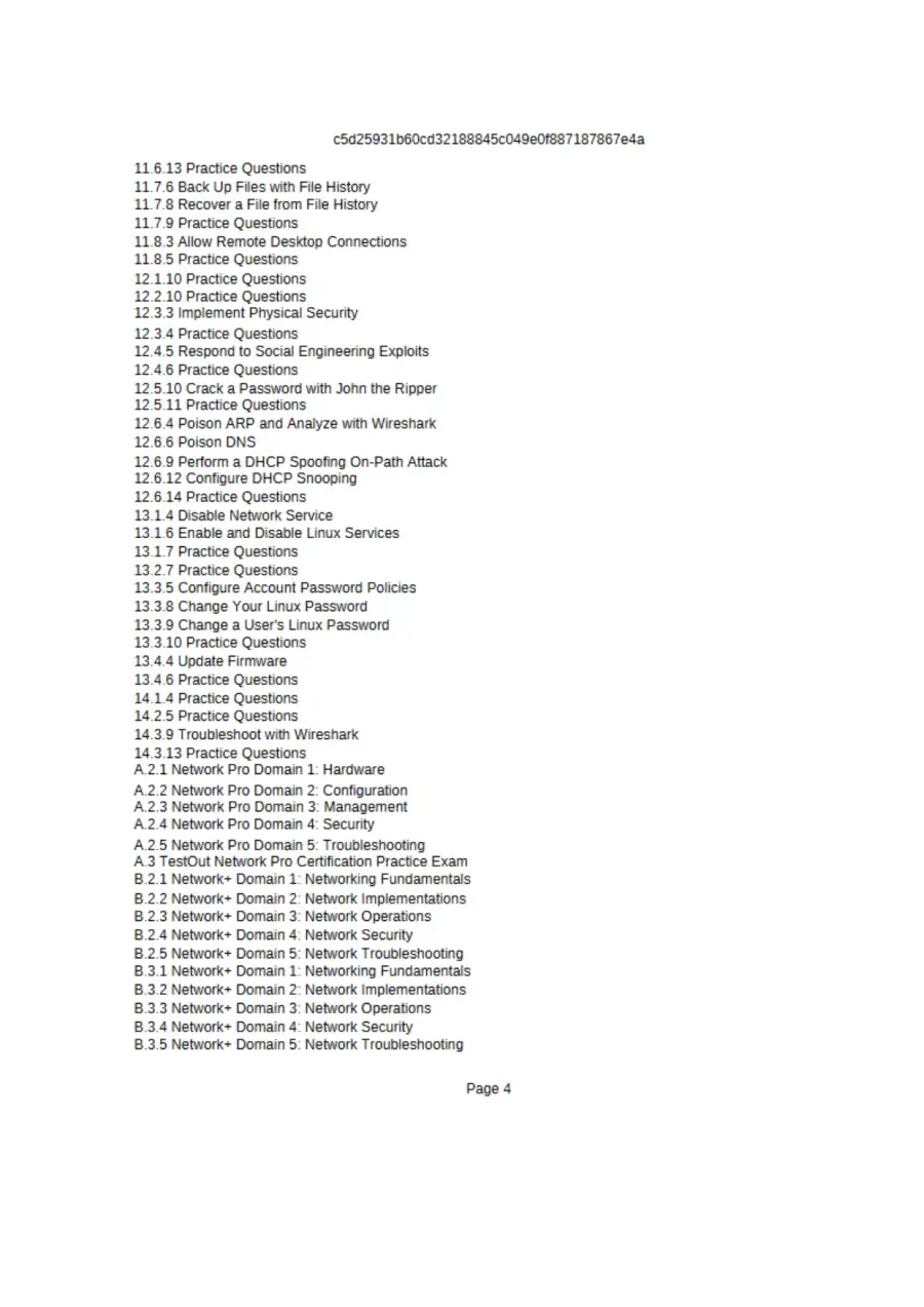 Network Configuration and Troubleshooting Practice, page 4