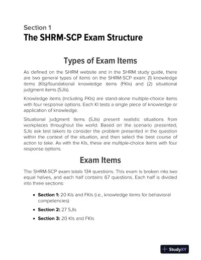 Preparing for the SHRM-SCP� Exam: Workbook and Practice Questions from SHRM, 2022 Edition (2022) - Page 13 preview image