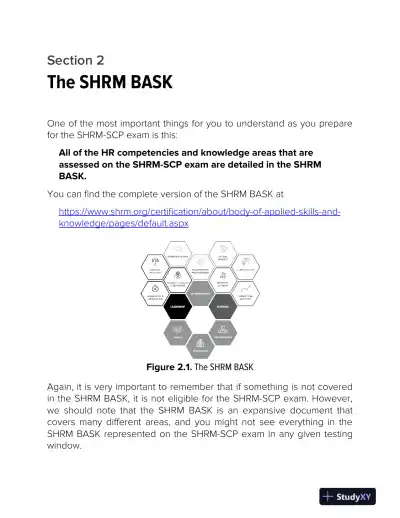 Preparing for the SHRM-SCP� Exam: Workbook and Practice Questions from SHRM, 2022 Edition (2022) - Page 15 preview image