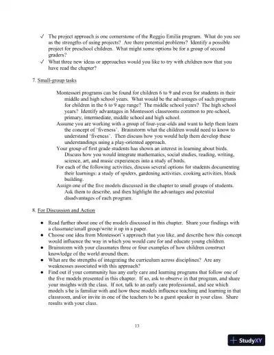 Class Notes for Teaching Young Children: An Introduction, 6th Edition - Page 16 preview image