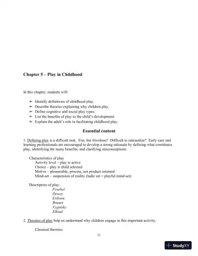 Class Notes for Teaching Young Children: An Introduction, 6th Edition - Page 24 preview image