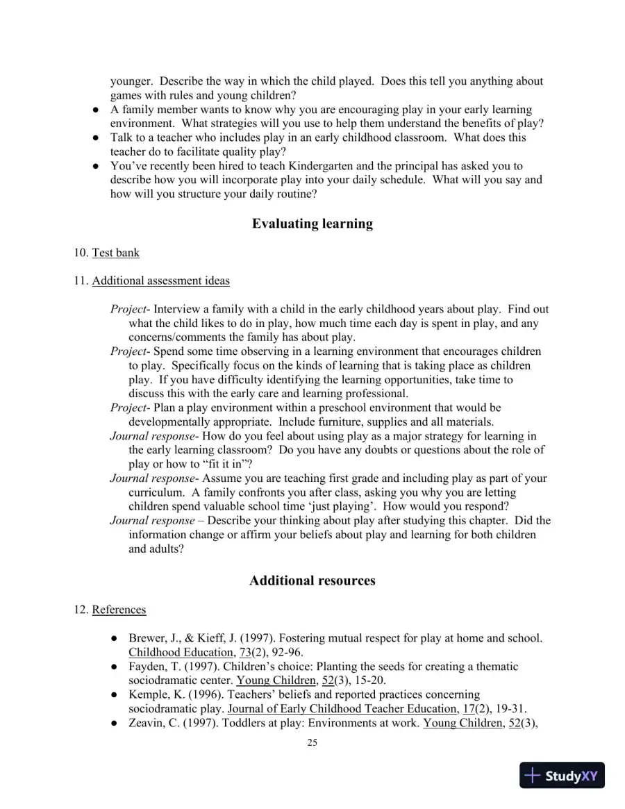 Class Notes for Teaching Young Children: An Introduction, 6th Edition, page 28