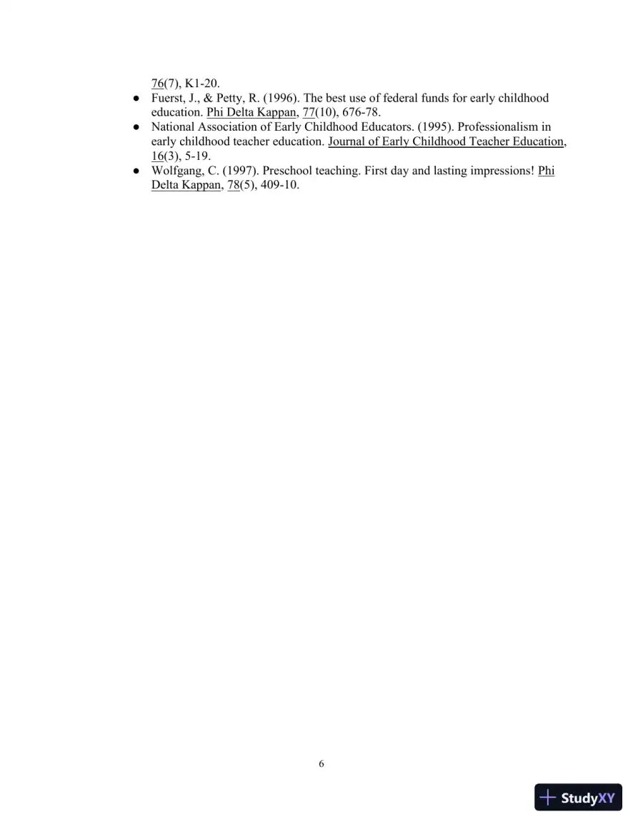 Class Notes for Teaching Young Children: An Introduction, 6th Edition, page 9