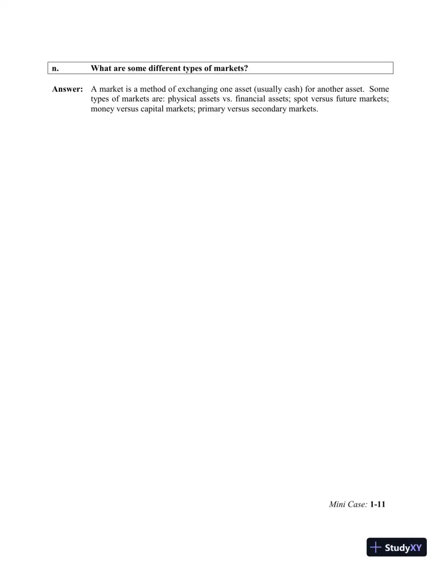 Financial Management: Theory And Practice, 2nd Edition Solution Manual, page 12