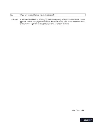 Financial Management: Theory And Practice, 2nd Edition Solution Manual - Page 12 preview image