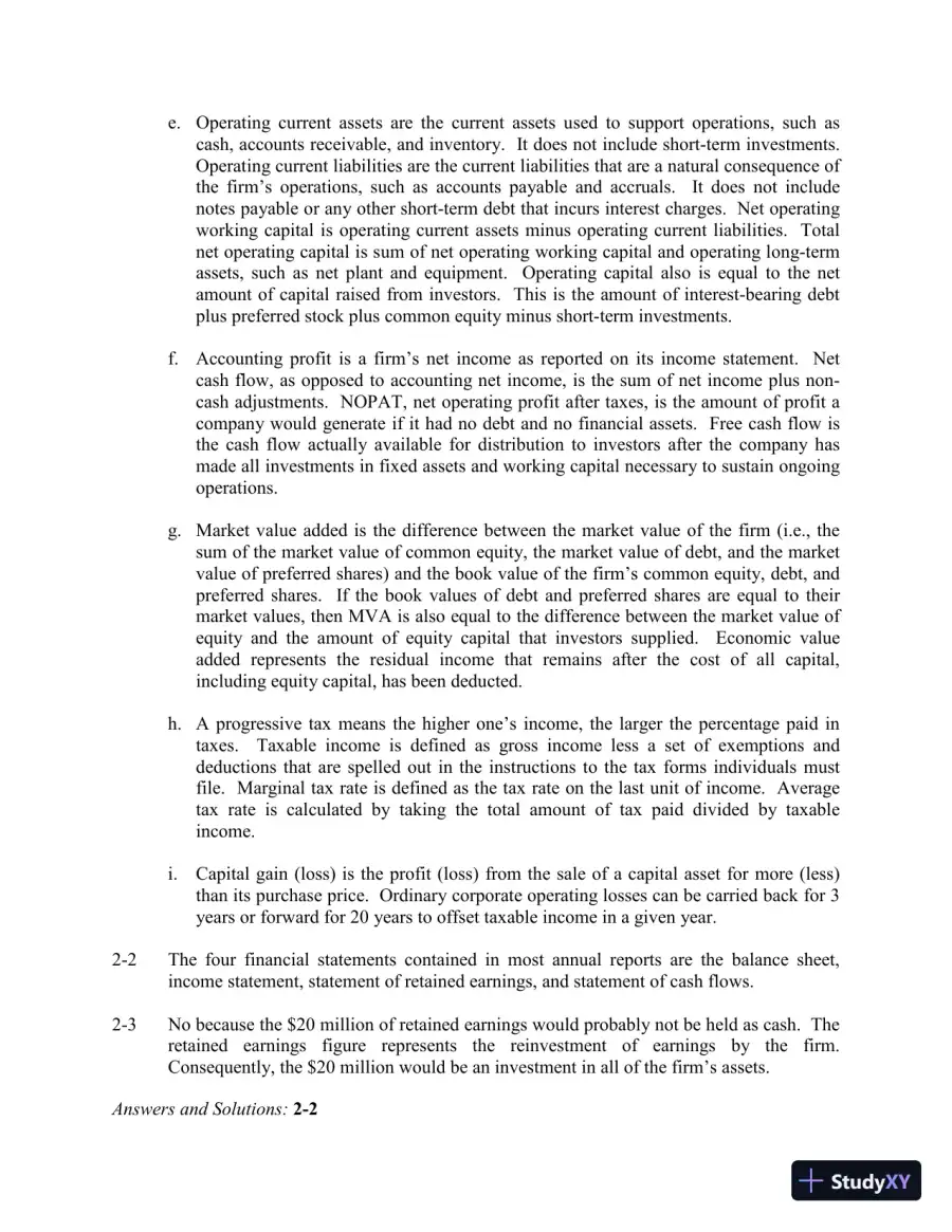 Financial Management: Theory And Practice, 2nd Edition Solution Manual, page 14