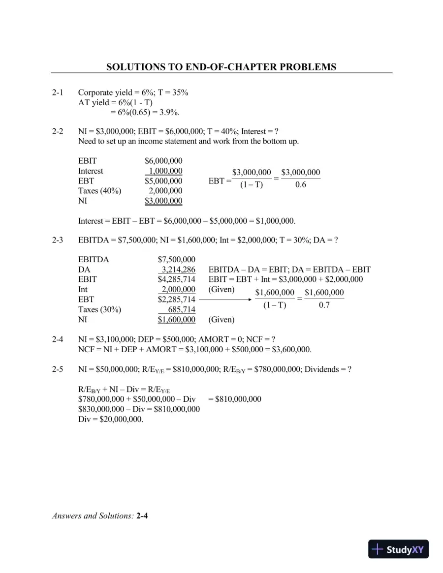Financial Management: Theory And Practice, 2nd Edition Solution Manual, page 16