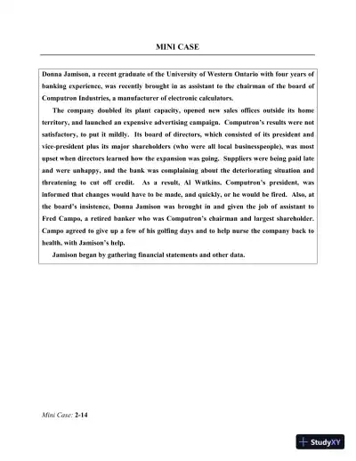 Financial Management: Theory And Practice, 2nd Edition Solution Manual - Page 26 preview image