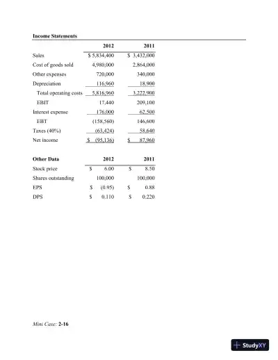 Financial Management: Theory And Practice, 2nd Edition Solution Manual - Page 28 preview image
