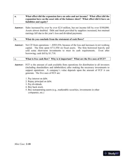 Financial Management: Theory And Practice, 2nd Edition Solution Manual - Page 30 preview image