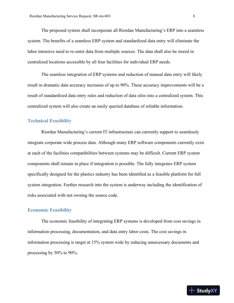 Riordan Manufacturing Service Request: SR-rm-003, page 9