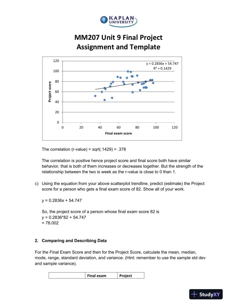 MM207 Unit 9 Final Project Assignment and Template Kaplan University, page 3
