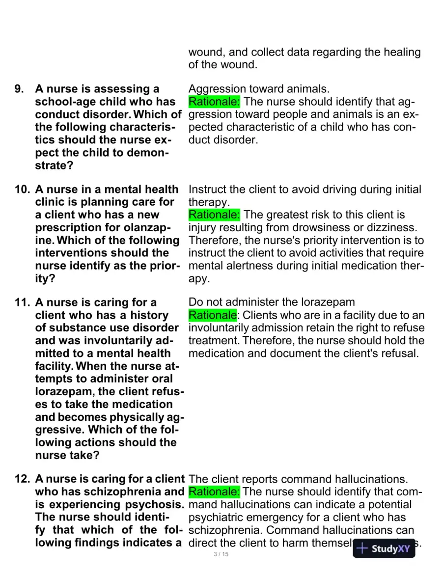 2021 ATI PN Proctored Exam with Answers (21 Solved Questions), page 4