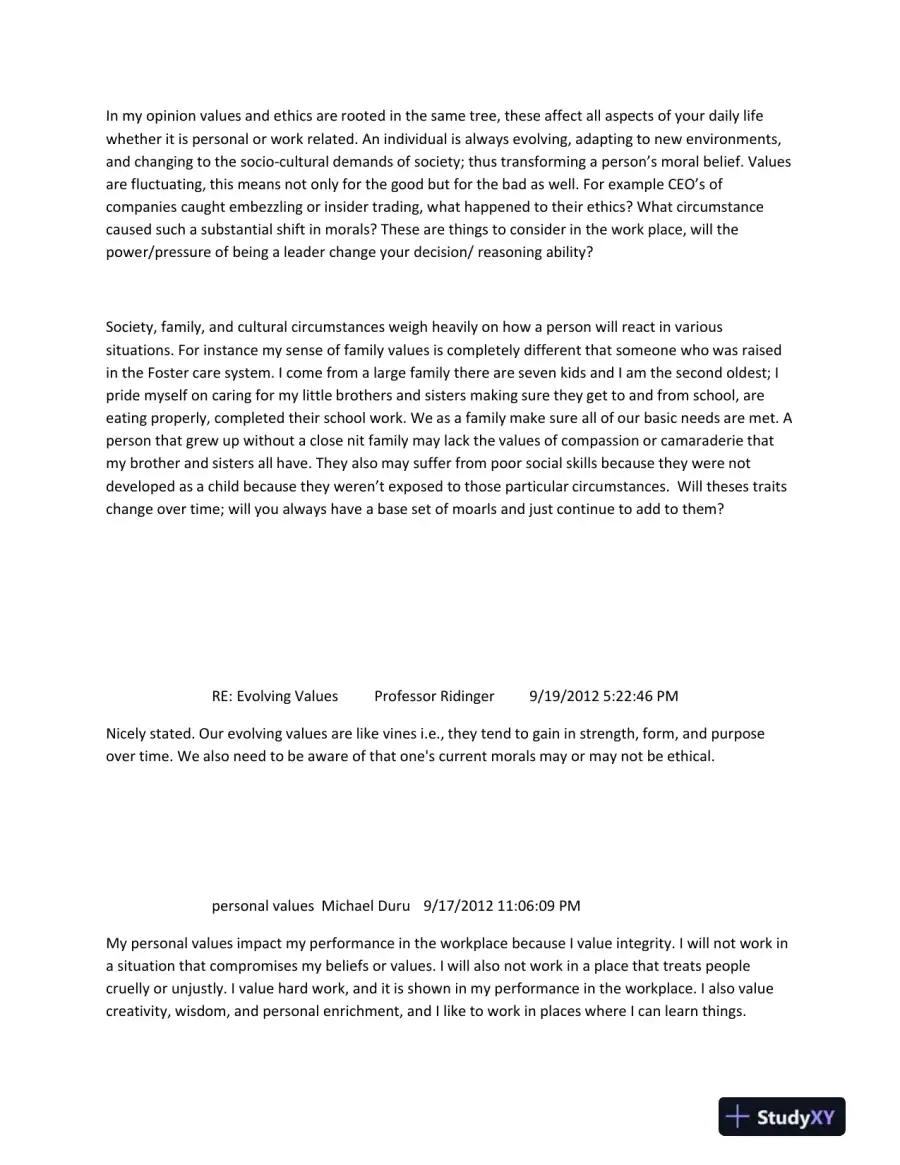 Generational Shifts: Values, Work Ethic, and the Impact of Technology on Today's Workforce, page 15